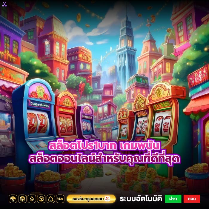 สล็อตโปร1บาท เกมพนันสล็อตออนไลน์สำหรับคุณที่ดีที่สุด